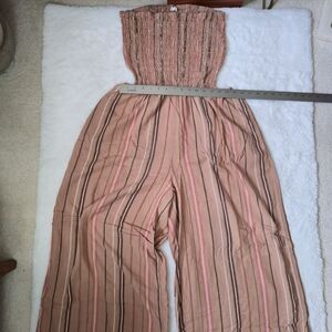 Aerie tube top wide leg jumper